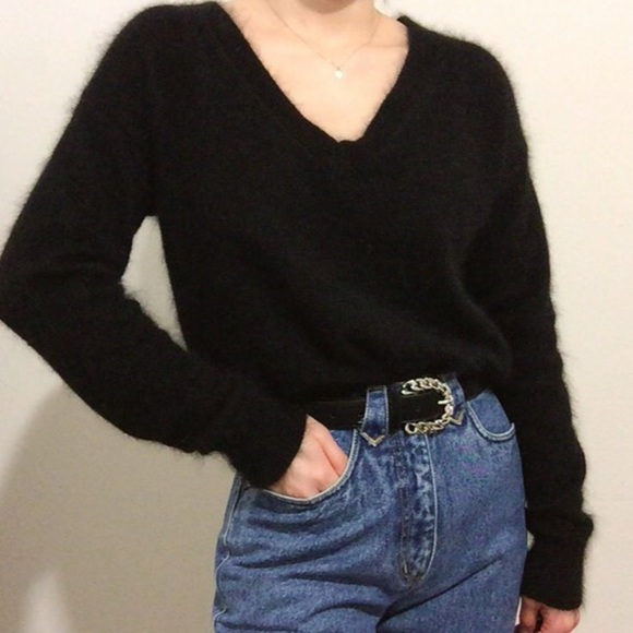 Banana Republic Sweaters - Vintage Black Angora Sweater